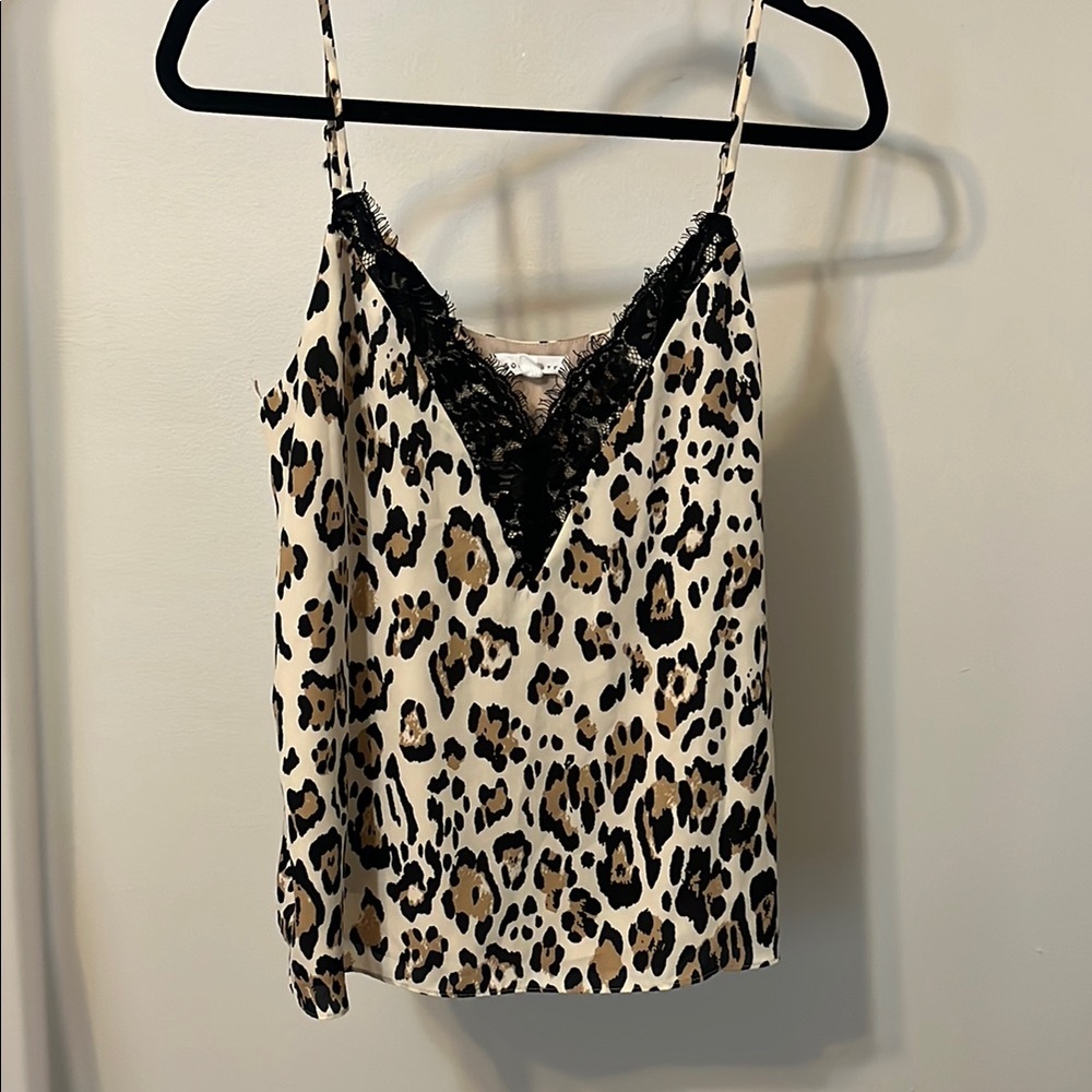 Socialite Brown and Black Camisole Top